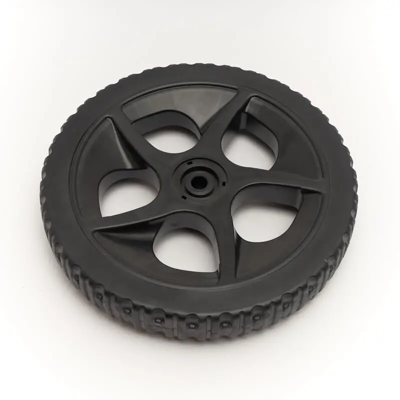 10-Inch Black Replacement Wheel for Yard Equipment