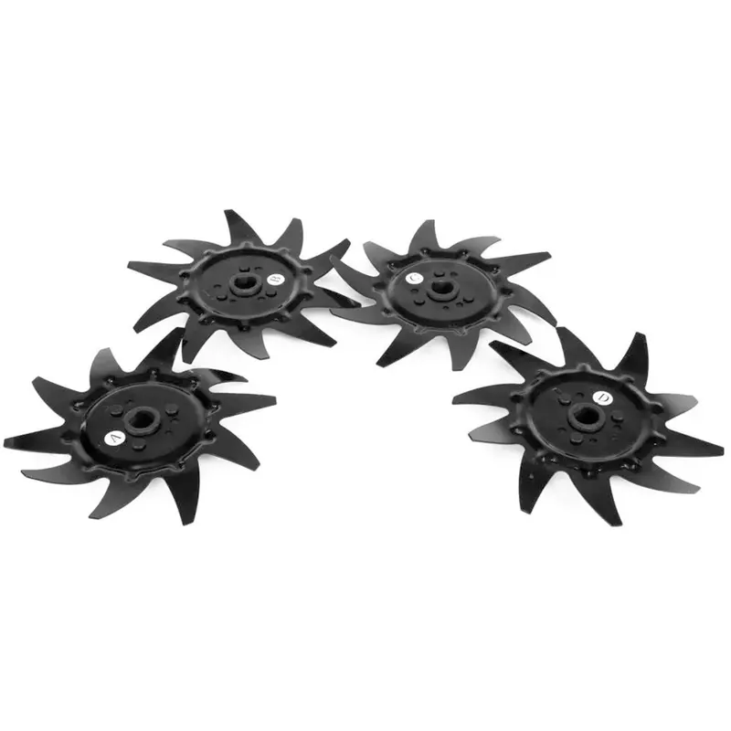 10-Inch Cultivator and Tiller Tine Replacement Set (4-Pack, Model R0201208-00)
