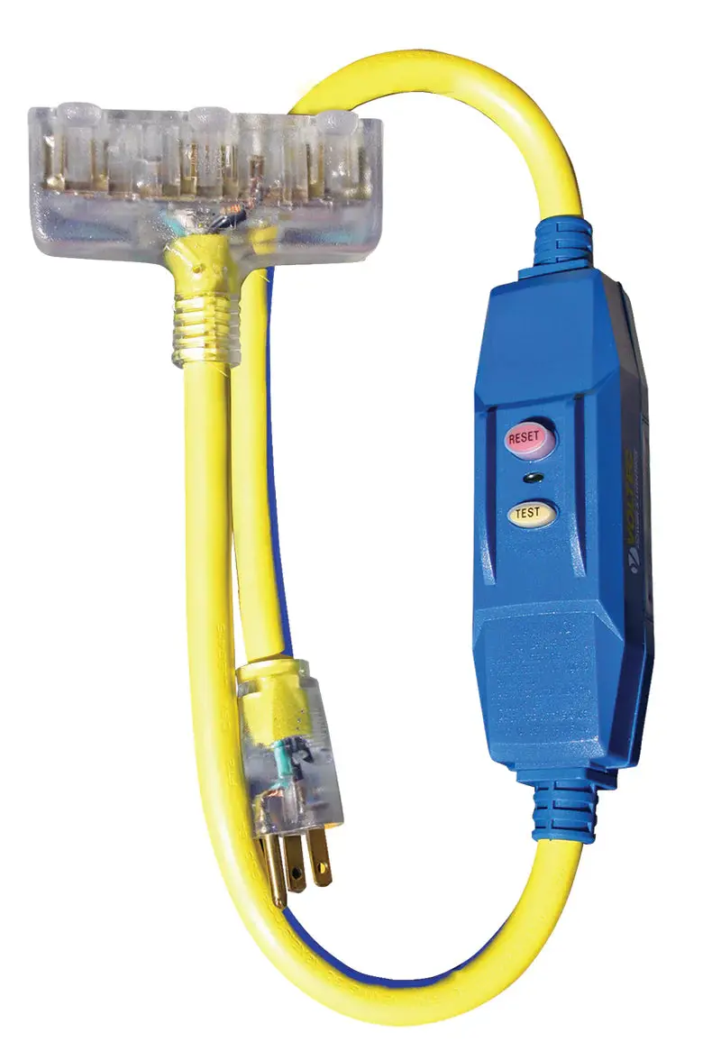 12/3 Yellow GFCI-Protected Power Adapter