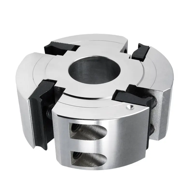 137mm OD × 60mm L Straight-Bore Single-Hook 4-Knife Moulder Cutterhead