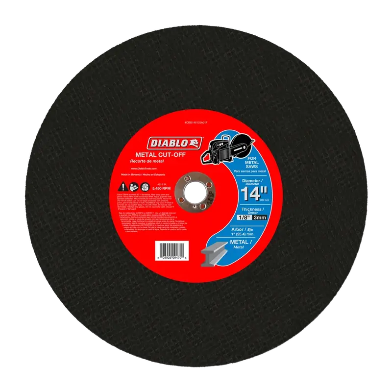 14-Inch x 1/8-Inch x 1-Inch High-Speed Metal Cutting Blade