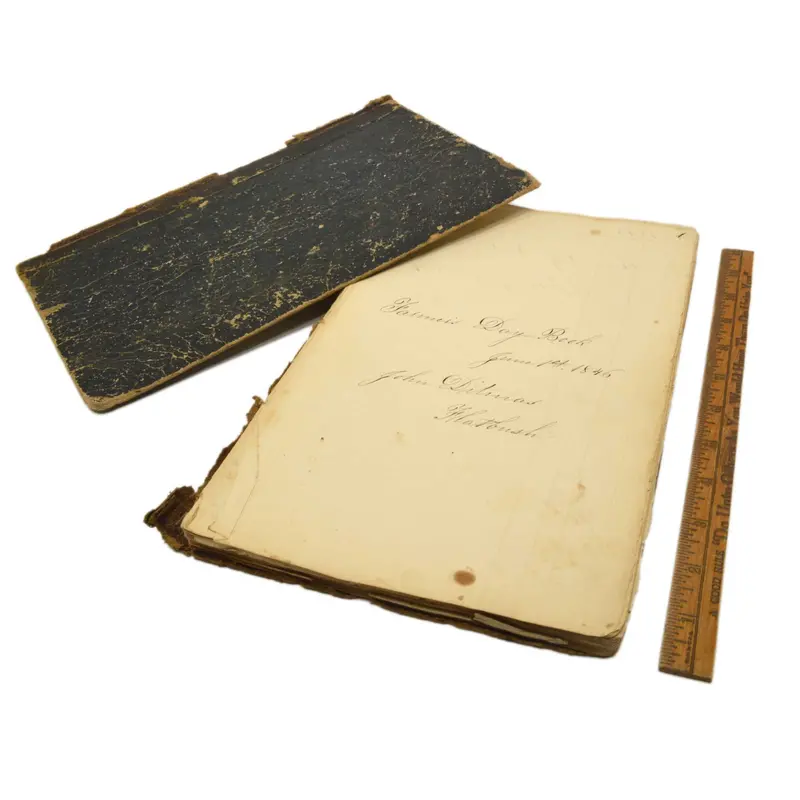 1846 Farmer’s Day Book: Handwritten Agricultural Ledger by John Ditmas, Flatbush Archive