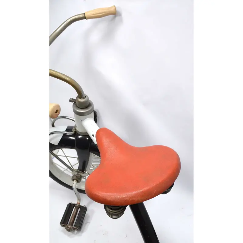 1950s AMF Junior Toy Corp. Black and Red Vintage Tricycle