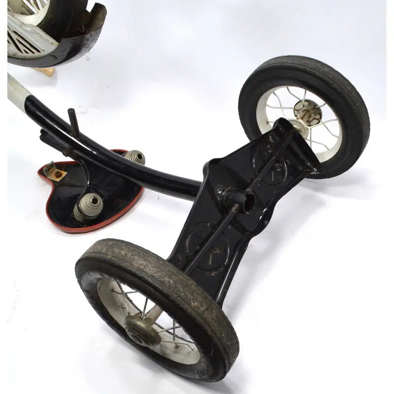 1950s AMF Junior Toy Corp. Black and Red Vintage Tricycle