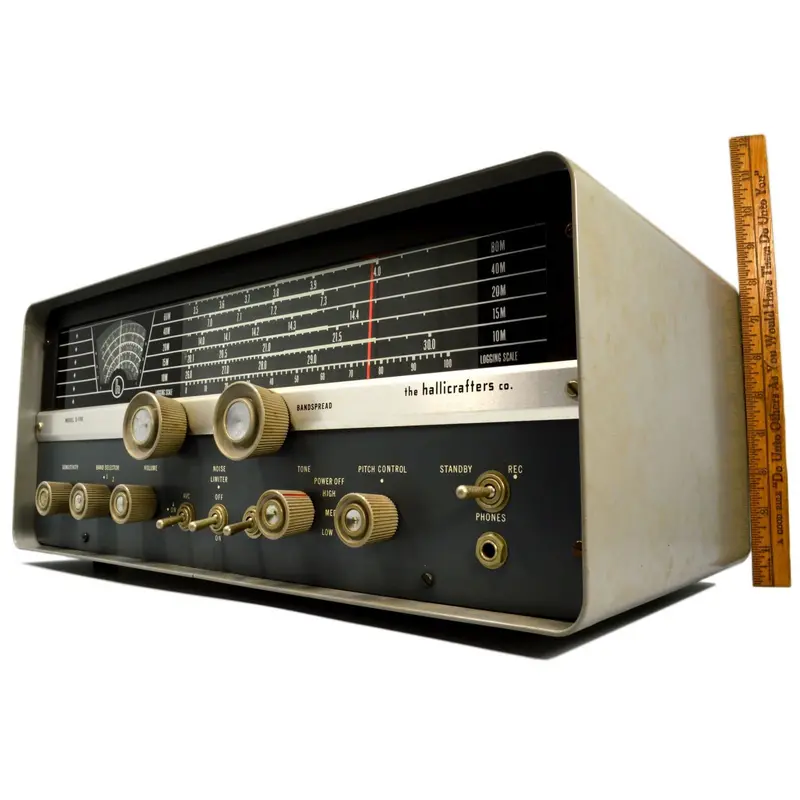 1950s HalliCrafters S-108 Shortwave Tube Receiver – Classic Ham Radio Equipment