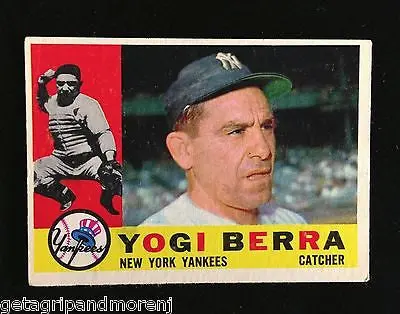 1960 Topps #480 Yogi Berra Yankees Card – Hall of Fame Collectible
