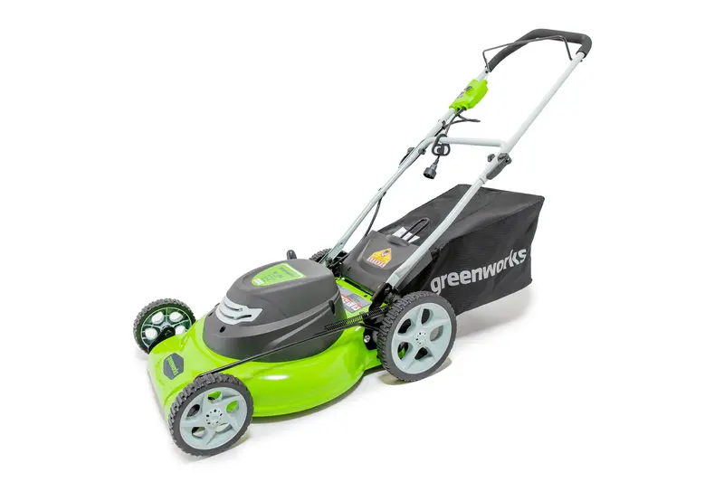 20″ Corded Electric Lawn Mower – 12-Amp Push Model
