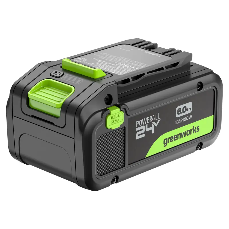 24V 6.0Ah High-Capacity Lithium Battery with Built-in USB-C Port
