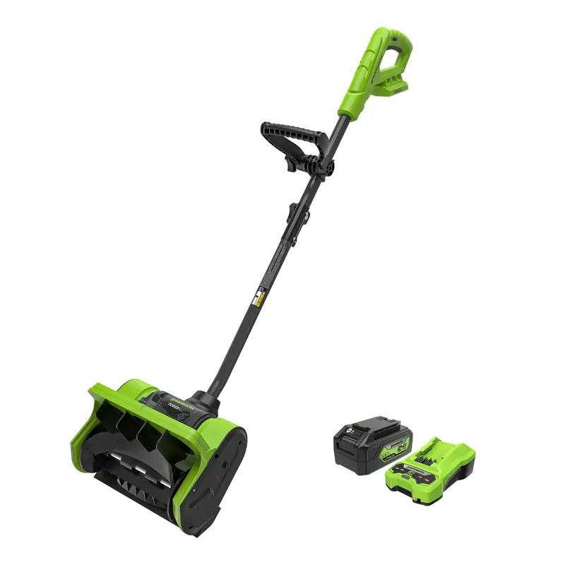 24V Brushless 12″ Cordless Snow Shovel with 5.0Ah Battery and Charger