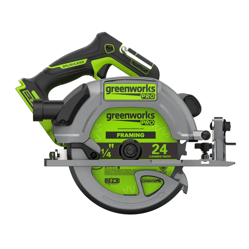 24V Brushless Cordless Circular Saw – 7.25″, 5-Series, Tool-Only