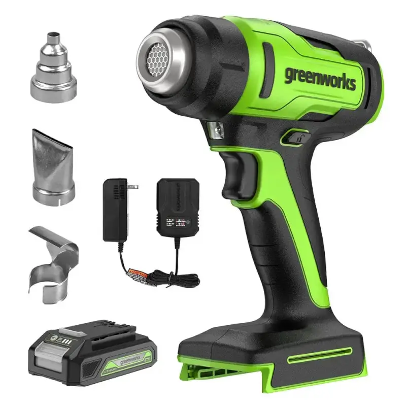 24V Cordless Heat Gun Kit – Includes 2.0Ah Battery & Charger