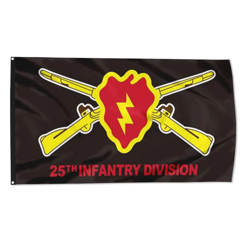 25th Infantry Division Airborne Banner – Military Commemorative Flag