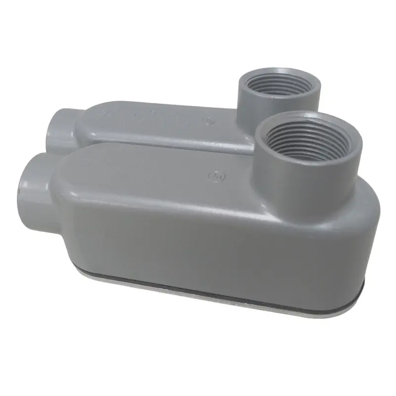 3/4″ Aluminum LB Conduit Body with Gasket & Cover – Form 85 Style (2-Pack)