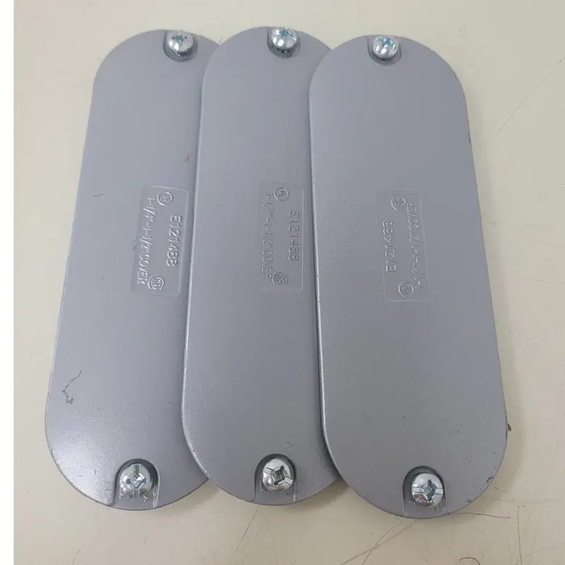 3 Emerson E121488 Conduit Body Covers – Compatible with 1.25–1.5 Inch Bodies