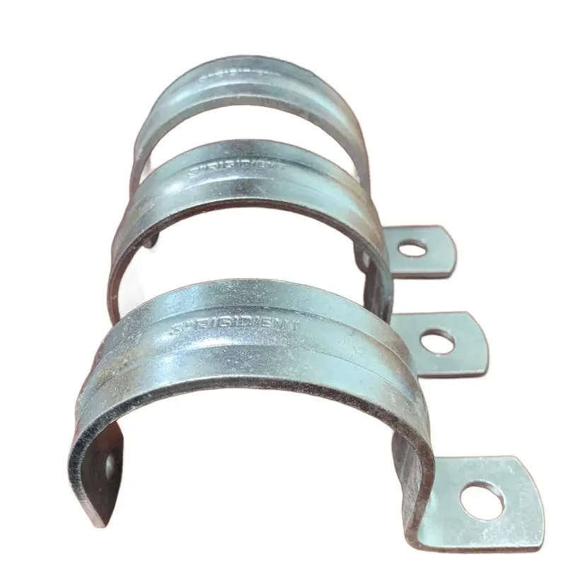 3″ Single-Hole Metal Pipe Strap for Rigid/EMT Conduit – Pack of 3