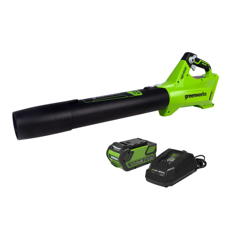 40V Cordless Leaf Blower — 125 MPH / 450 CFM with 2.0Ah Battery & Charger (BLF346)