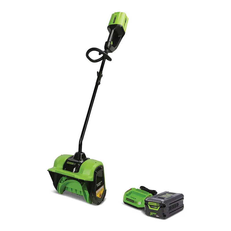 60V Electric Snow Shovel — 12-Inch, Includes 2.5Ah Battery & Charger