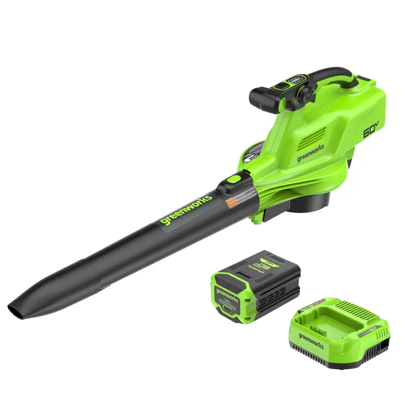 60V High-Performance Blower and Leaf Vacuum – Includes 4.0Ah Battery & Charger