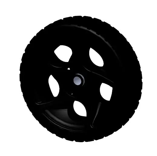 7″ Snow Blower Wheel Assembly for Greenworks Models