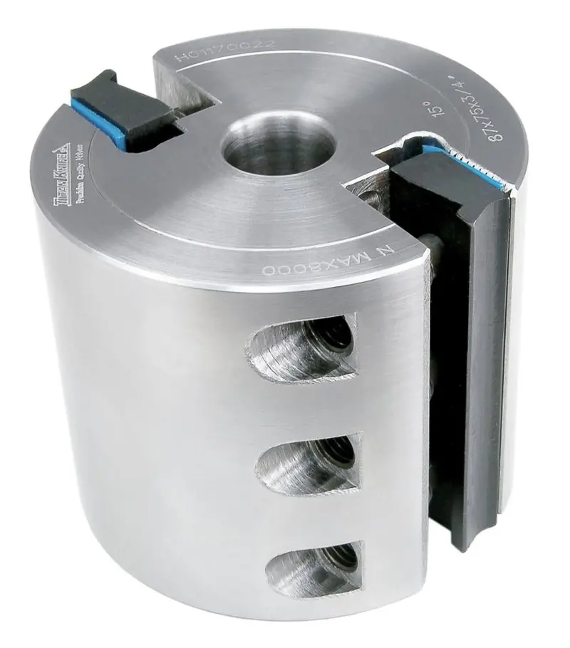 76mm OD × 80mm Long 2-Knife Shaper Cutterhead – ¾” Bore Mini-Moulder Head