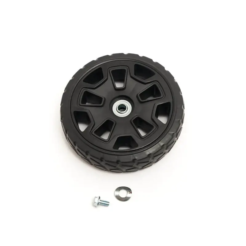 8-Inch Front Wheel Assembly – Black Finish