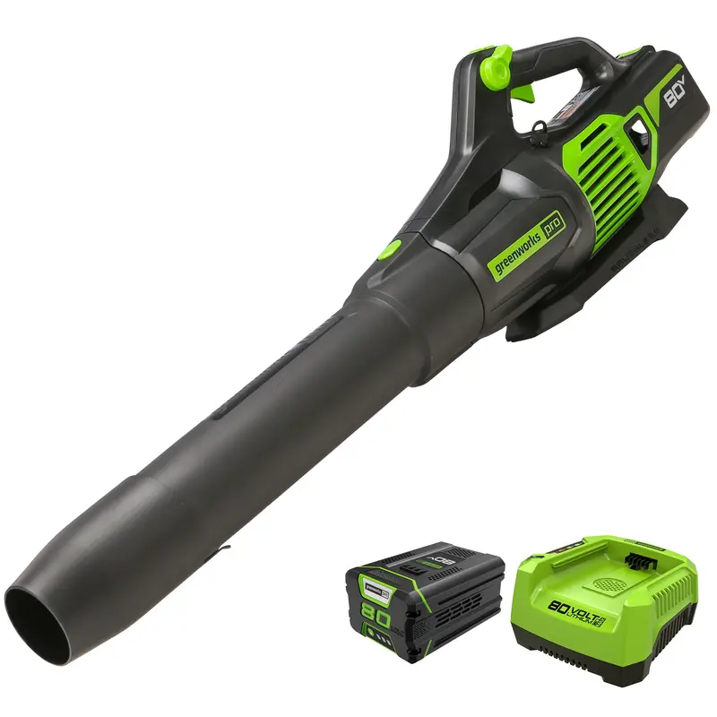 80V Brushless Leaf Blower – 650 CFM / 145 MPH with 2.0Ah Battery & Charger