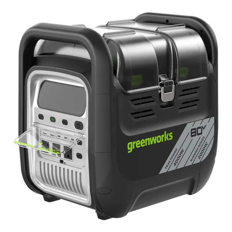 80V Portable Power Station – 2000W 4-Socket Inverter (Bare Tool)