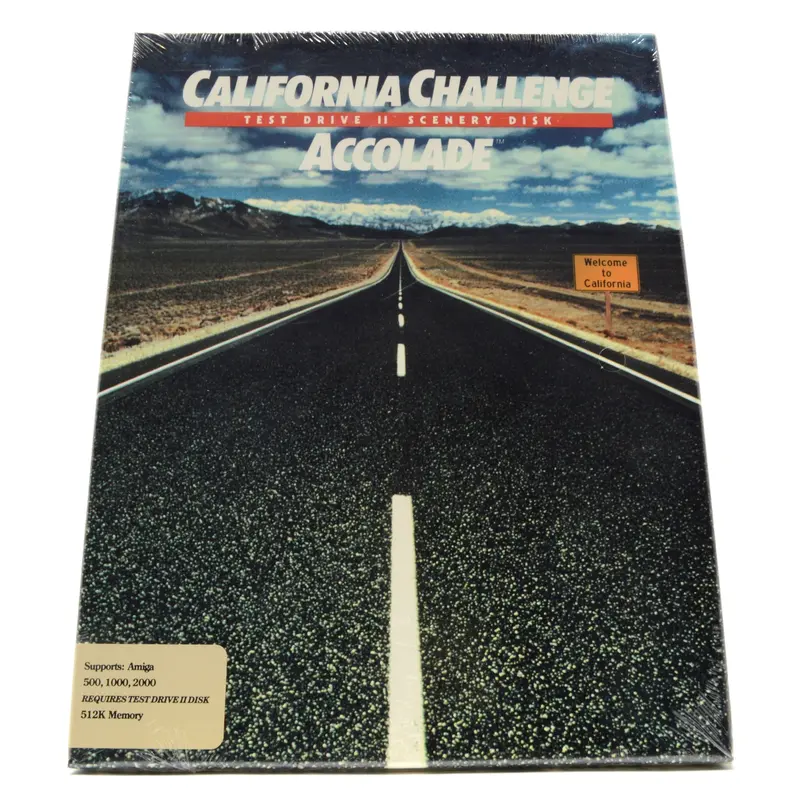 Amiga California Challenge – Sealed Accolade Racing Expansion for Test Drive II