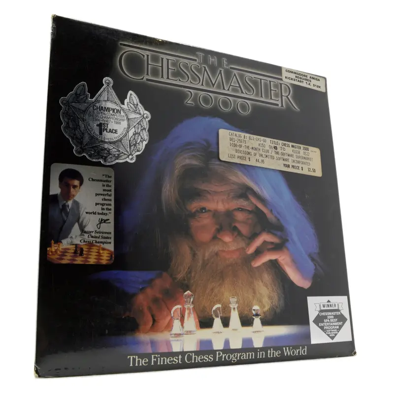 Amiga Chessmaster 2000 – Factory-Sealed Disk of the Month Club Release