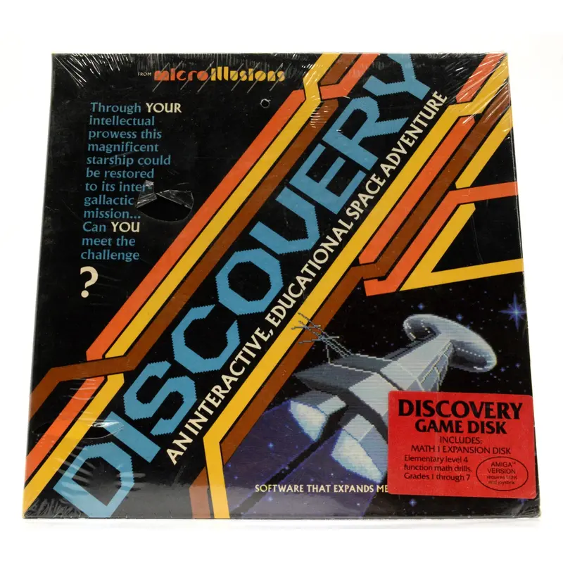 Amiga Discovery – Sealed 512K Educational Space Adventure Title