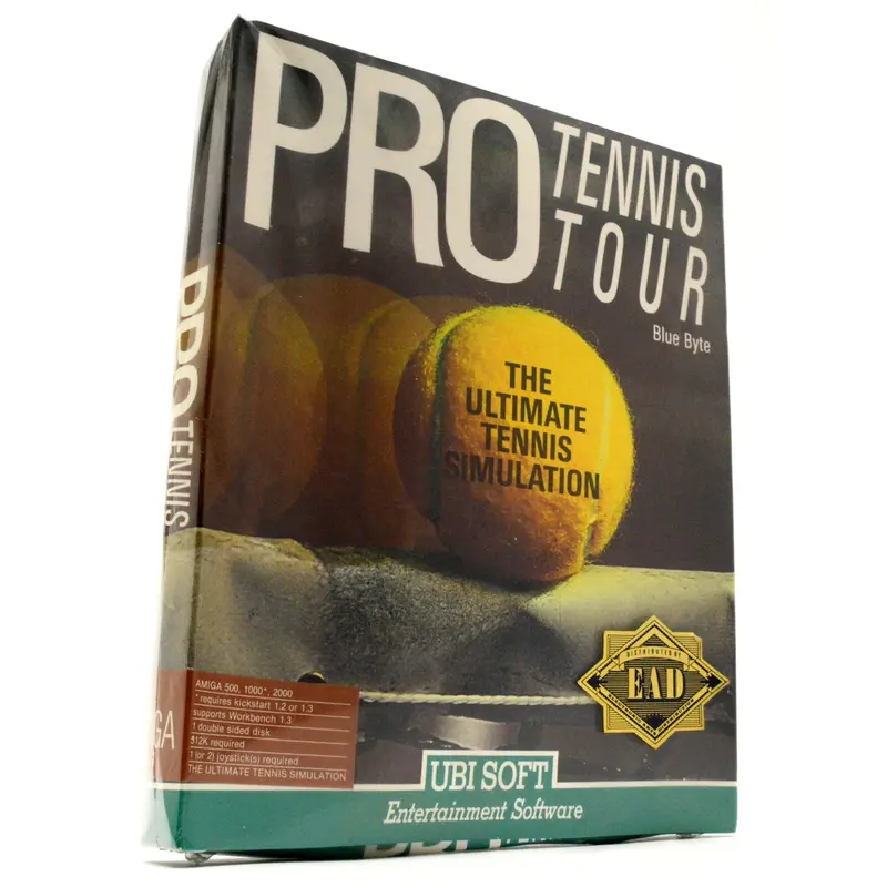 Amiga ‘Pro Tennis Tour’ — Ubi Soft, 512K, Factory-Sealed Sports Simulation