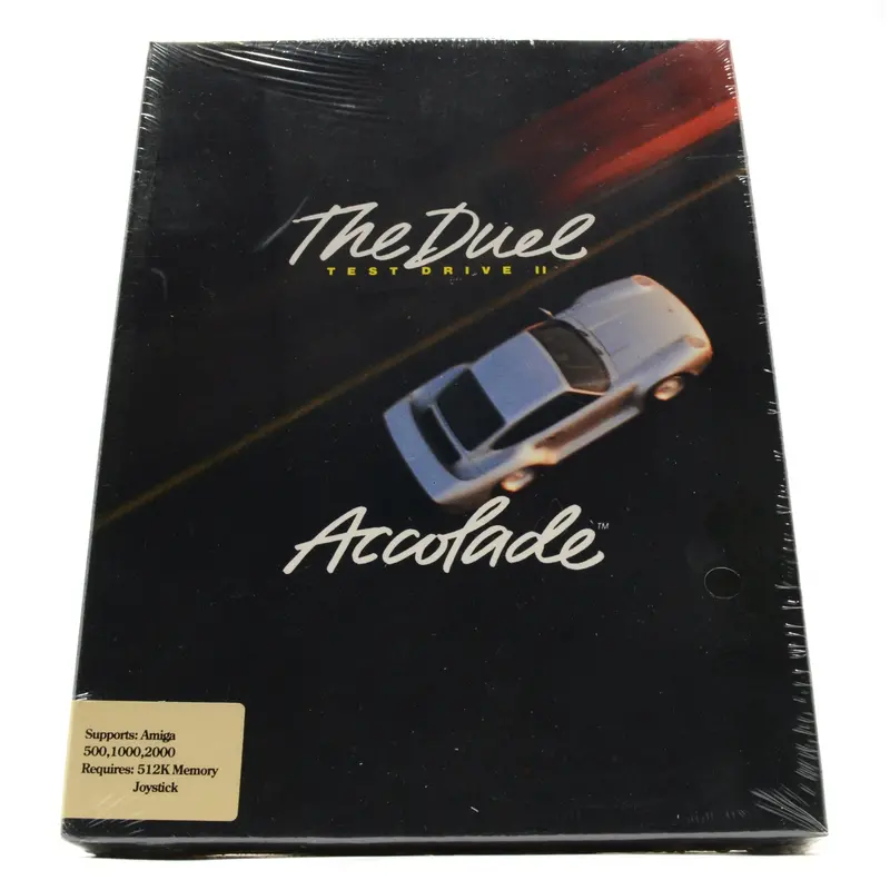 Amiga The Duel – Accolade’s 1989 Sealed Racing Sequel to Test Drive II