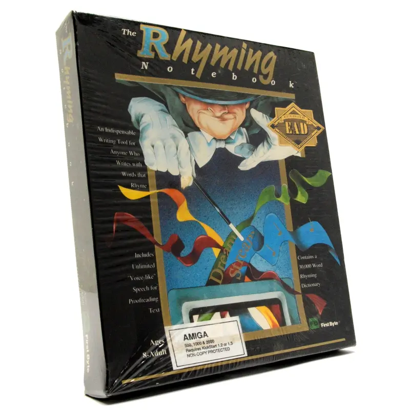 Amiga The Rhyming Notebook – Factory-Sealed Creative Writing Aid
