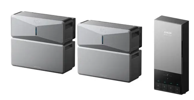Anker SOLIX B17E1142 Dual-Module E10 Automatic Backup System – 12kWh LiFePO4 Capacity, 10–30kW Turbo Output, Grid-Sync Capabilities & Storm Resilience