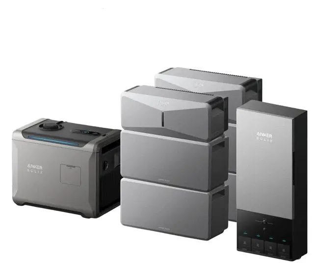 Anker SOLIX B17E114E Dual-Unit E10 Automatic Infinite Backup System – 24kWh LiFePO4 Battery, 10–30kW Turbo Power Output, 5x Extended Runtime, Smart Grid Integration & Storm-Guard Protection