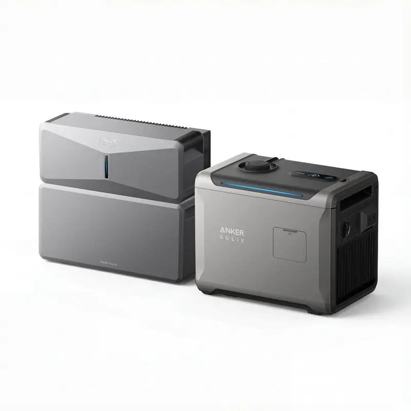 Anker SOLIX G17E1141 E10 Infinite Backup System – 6kWh LiFePO4 Battery, Smart Control Interface, Rugged Outdoor-Ready Enclosure