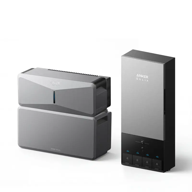 Anker SOLIX G17E1144 Standalone E10 Automatic Backup Unit – 6kWh LiFePO4 Battery, 10–30kW Turbo Output, Grid-Interactive Control & Storm Protection