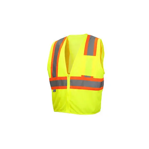ANSI Class 2 Lime Green Safety Vest — Medium Fit