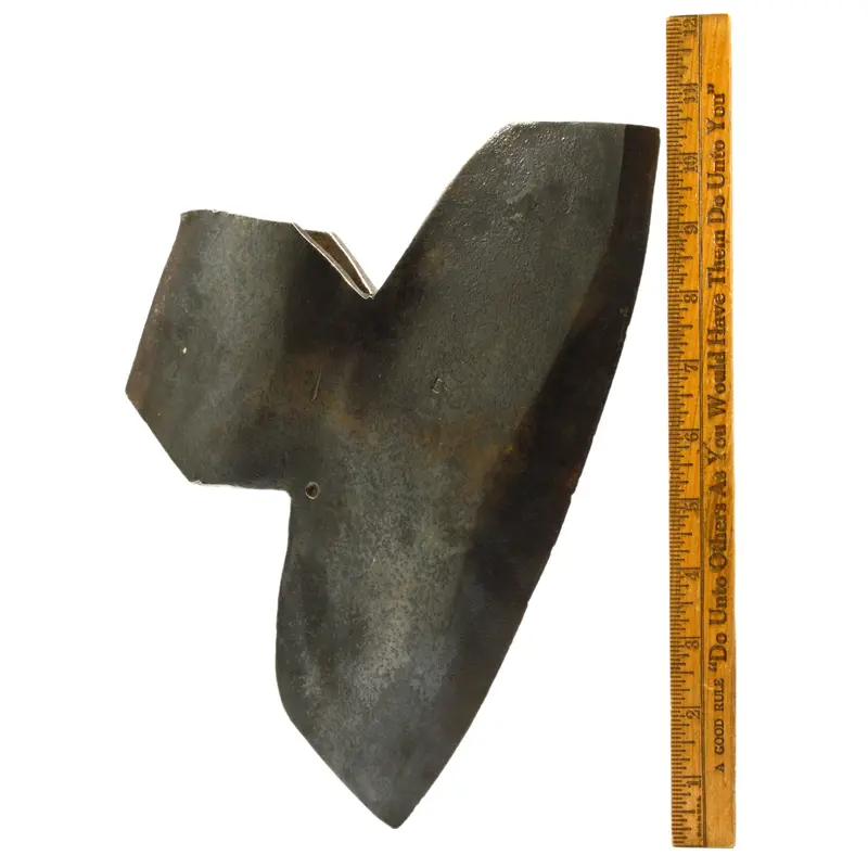 Antique BROAD / HEWING AXE HEAD Very Rare “RAMSEY PATTERN” 7 lbs w/ 11.25″ Blade