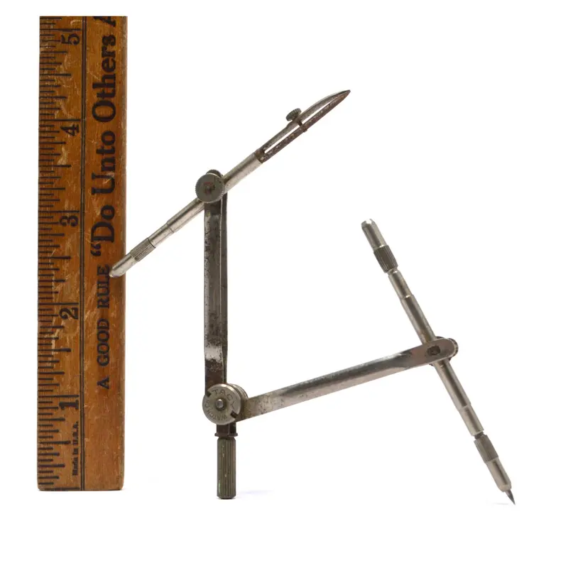 Antique Tacy Watch Co. Compass Tool – Swiss-Made Cyma Drafting or Repair Instrument