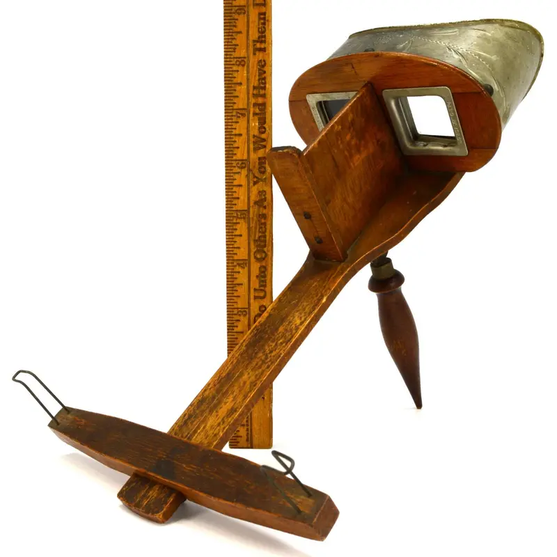 Antique Universal Photo Art Co. Stereoscope – Patented 1903 Stereo Viewer, Early 20th-Century Optics