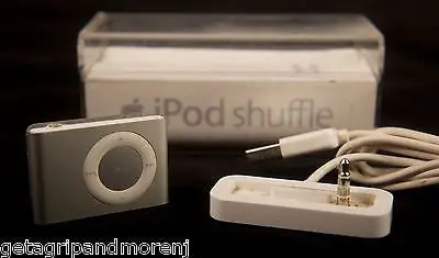 Apple iPod Shuffle (2nd Gen) – 1GB Silver MP3 Player (Model MA564LL/A)