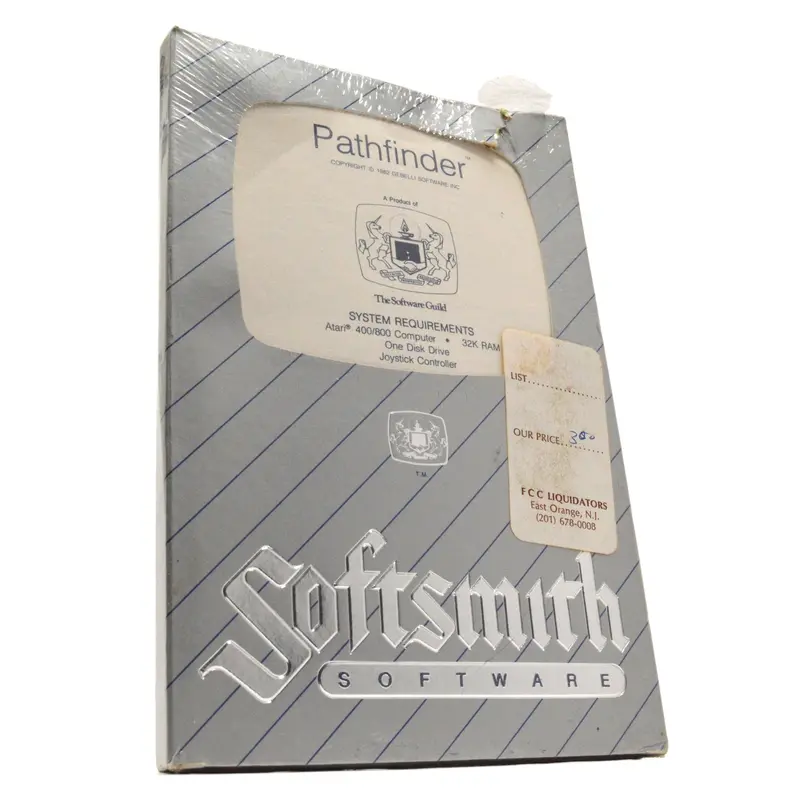 Atari 400/800 Computer Game ‘Pathfinder’ by Softsmith Software — 1982 Release, Brand New