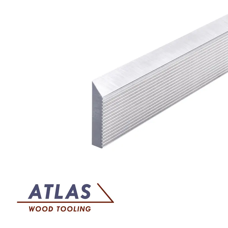 ATLAS Corrugated Moulder Knife Stock – 1/4″ Thick × 1-1/4″ Wide × 25″ Long, M2-HSS