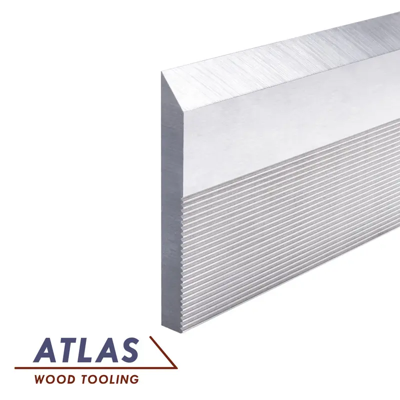 ATLAS Corrugated Moulder Knife Stock – 5/16″ Thick × 2-3/4″ Wide × 25″ Long, M2-HSS