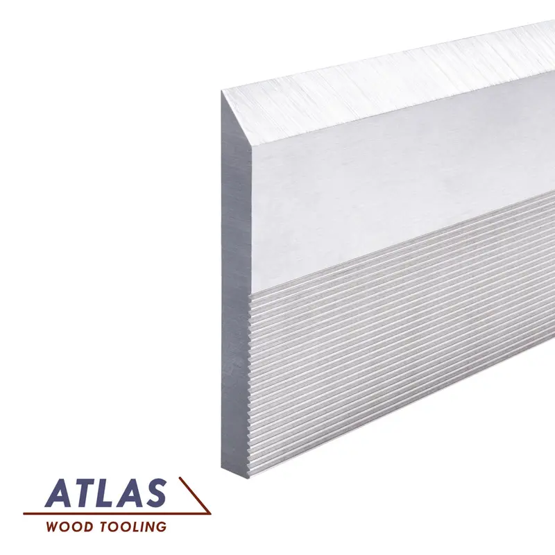 ATLAS Corrugated Moulder Knife Stock – 5/16″ Thick × 2-3/4″ Wide × 25″ Long, M2-HSS