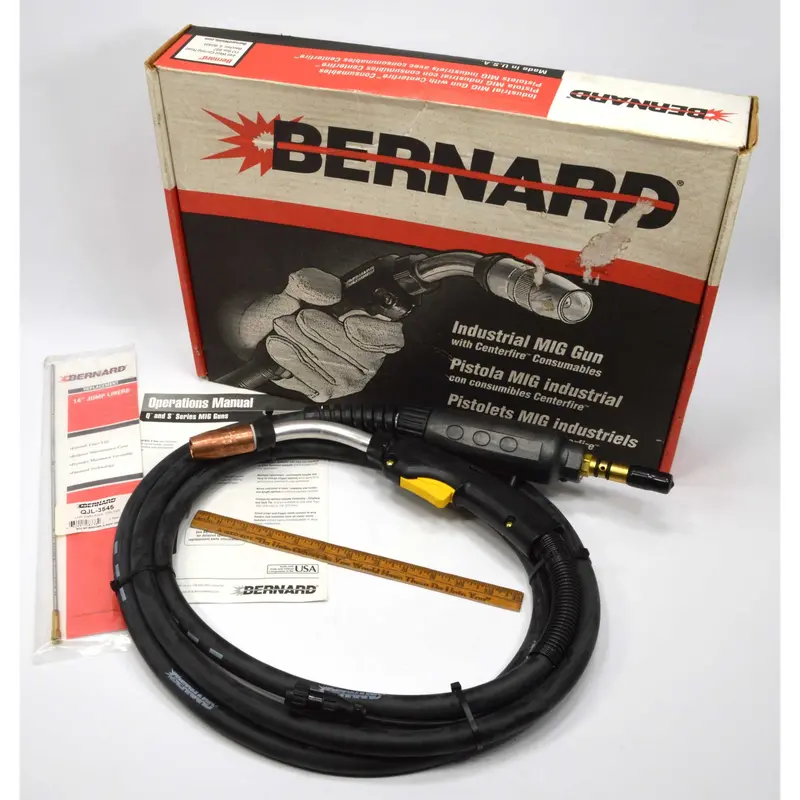 BERNARD Q3015AE8XM Industrial MIG Welding Gun – Lightly Used, Complete with Original Packaging
