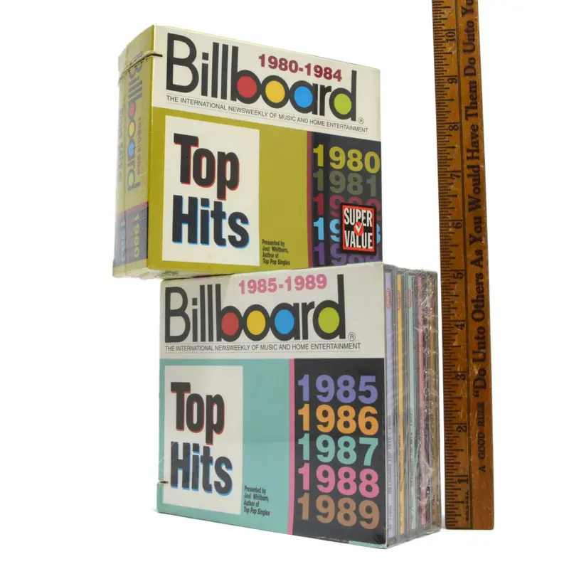 Billboard Top Hits CD Collection – 2 Five-Packs (10 Total), 1980–1989