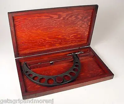 Brown & Sharpe 10–11″ Micrometer – Precision Machinist’s Measuring Tool with Standard Anvil