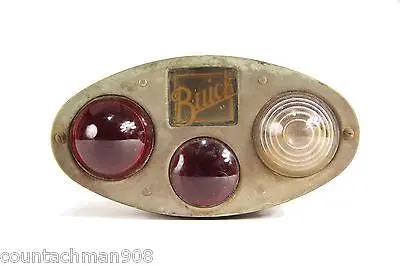 Buick Tail Light Type C – Pre-1930s Automotive Antique, Rare Early Auto Lighting Part